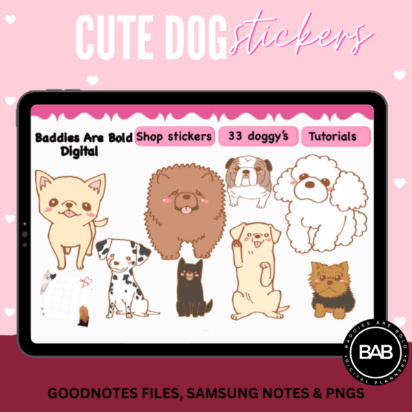 Cute Dog Stickers